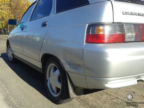 Аварія під Луцьком: винуватець втік з місця події. ФОТО